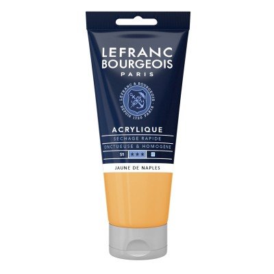 Peinture acrylique 80ml - Jaune de Naples