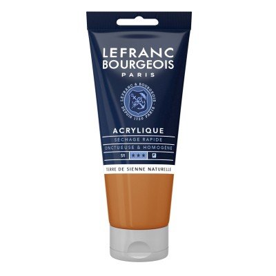 Peinture acrylique 80ml - Terre de sienne naturelle