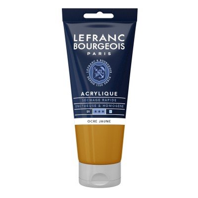 Peinture acrylique 80ml - Ocre jaune