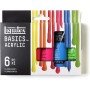 Liquitex Acrylic Basics Set de 6x22ml fluorescentes