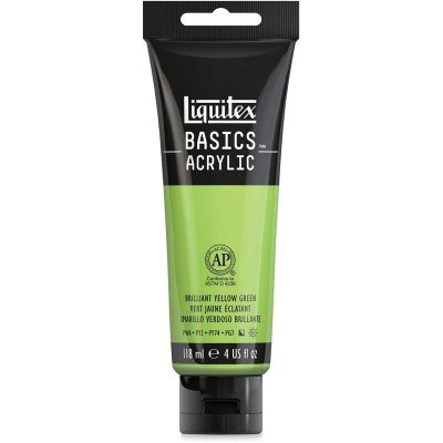 Basics Acrylic 118ml Vert Jaune Éclatant