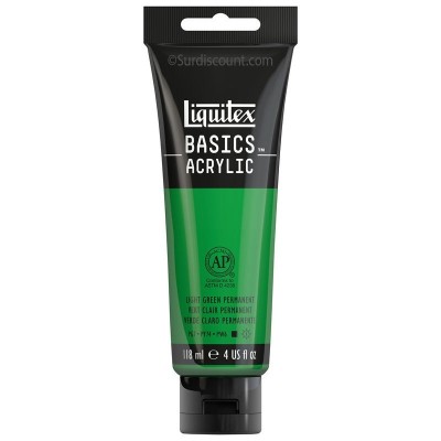 Basics Acrylic 118ml Vert Clair Permanent