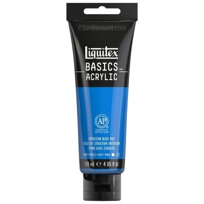 Basics Acrylic 118ml Bleu de Céruléum Imitation