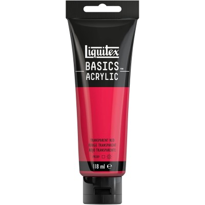 Basics Acrylic 118ml Rouge Transparent