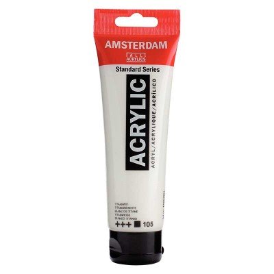 Acrylique Amsterdam 120 ml - Blanc De Titane