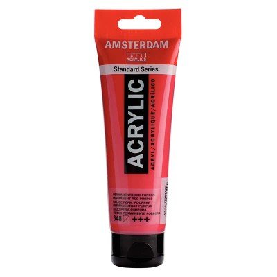 Acrylique Amsterdam 120 ml - Rouge Permanent Pourpre