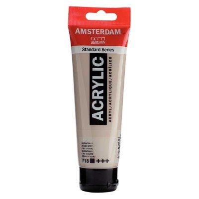 Acrylique Amsterdam 120 ml - Gris Chaud