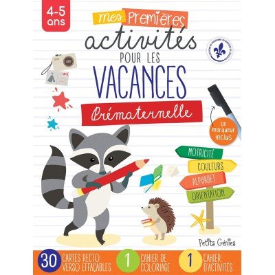 Mes premières activités pour les vacances : Prématernelle