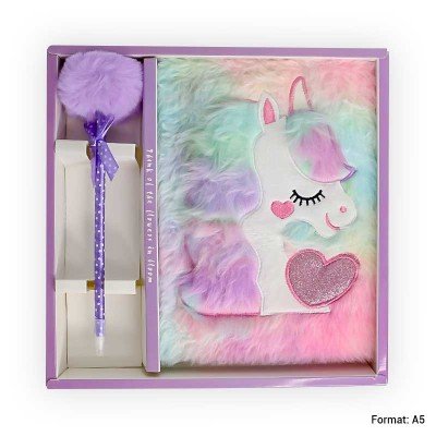 Coffret Notebook A5 Unicorne (2 couleurs)