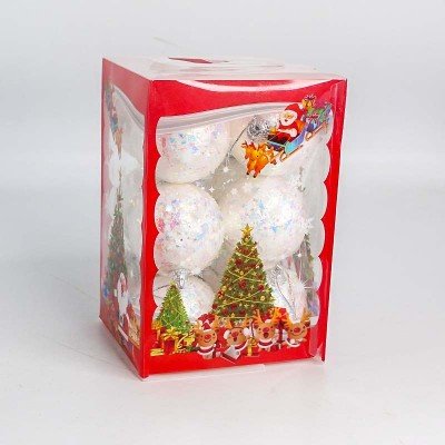 Pack de 12 boules de décoration de noël pour sapin +1GRATUIT