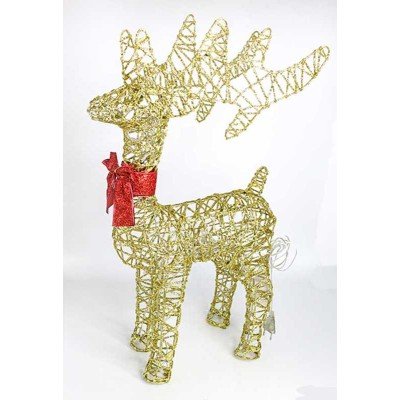 Gazelle de noël lumineuse petite taille