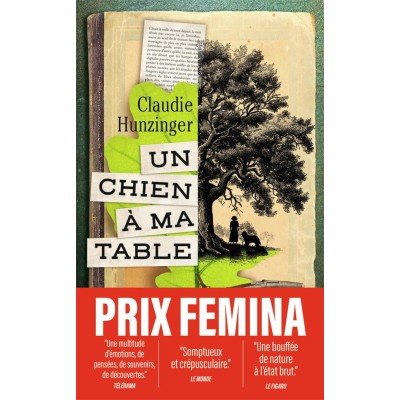 Un chien à ma table - Poche - Claudie Hunzinger