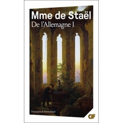 De L'Allemagne. Tome 1 - Poche - Madame de Staël