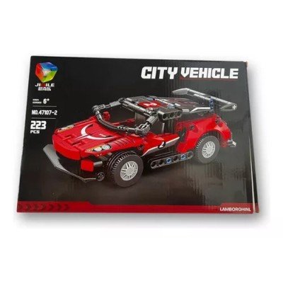 Bloques Jiqile City Vehicle - Carro Armable 224 Piezas