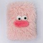 Notebook en peluche 105x155mm (4 couleurs)