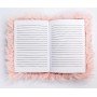 Notebook en peluche 105x155mm (4 couleurs)