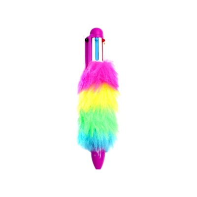 Stylo multi-couleur Peluche