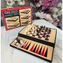 Chess Game♟️ Magnetic🧲 5in1🔥 - Chess+Checkers+Backgammon+Nine men's morris+Checkers+Chess&Checkers