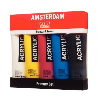 Set 5 Tubes Acrylique - 5x 120ml | Amsterdam🎨🖌️