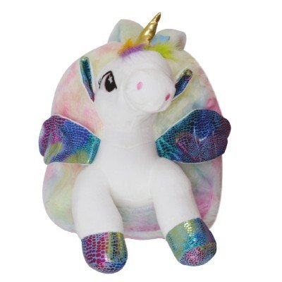 Sac à dos peluche licorne
