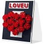 Building Block Flower - Rose Flower Frame - Age 6+ - Zuanma