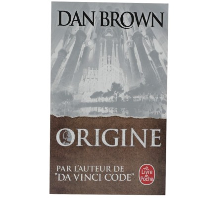 Librairie Oxford City ORIGINE - Dan Brown Accueil tunisie