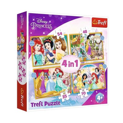 Librairie Oxford City Puzzle 4 en 1 - Happy Day of Princesses Accueil tunisie