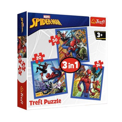 Librairie Oxford City Puzzle 3 en 1 - Spiderman Disney Marvel Accueil tunisie