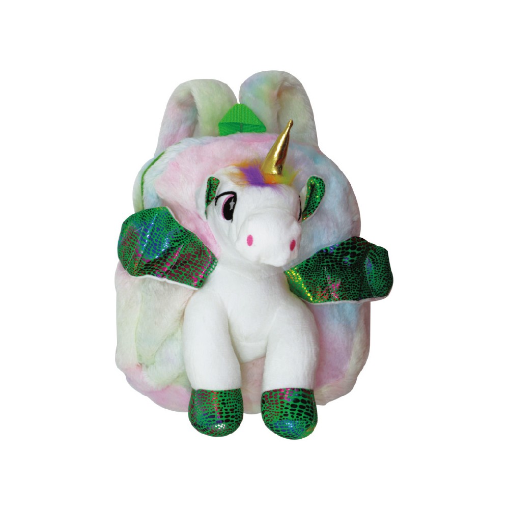 Sac a discount dos peluche licorne