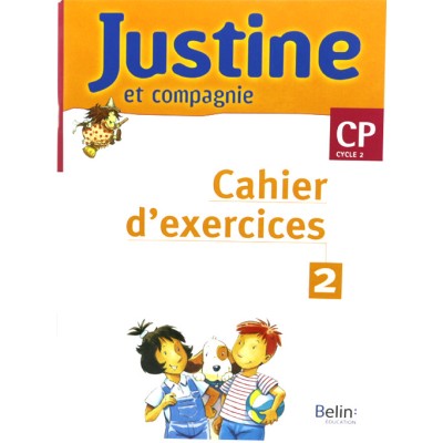 Librairie Oxford City JUSTINE ET CAMPAGNIE CP2 CAHIER D'EXCERCICE Accueil tunisie