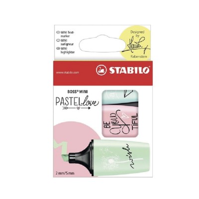 Librairie Oxford City Stabilo Boss mini pastel de 3 Accueil tunisie