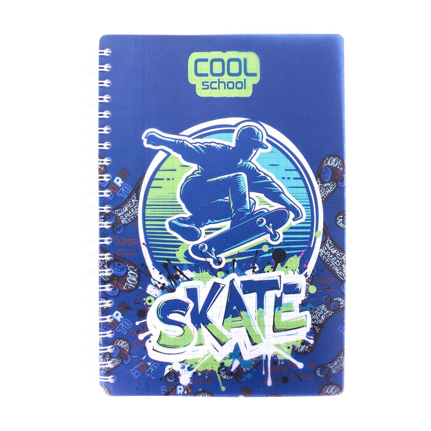 Cool School - Cahier à Spirale 192 Pages Grand Format - Librairie Oxford City