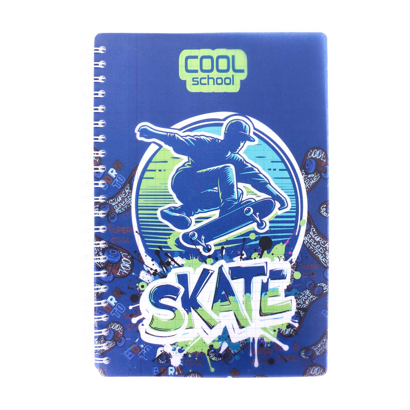 Cool School - Cahier à Spirale 192 Pages Grand Format - Librairie Oxford City