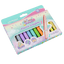 KEYROAD – Crayons plastiques pastel triangulaires double pointe (12 couleurs) - Librairie Oxford City