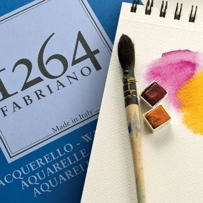 Fabriano Bloc 1264 Aquarelle – A5 – 20 feuilles – 300 g/m² – 25% coton