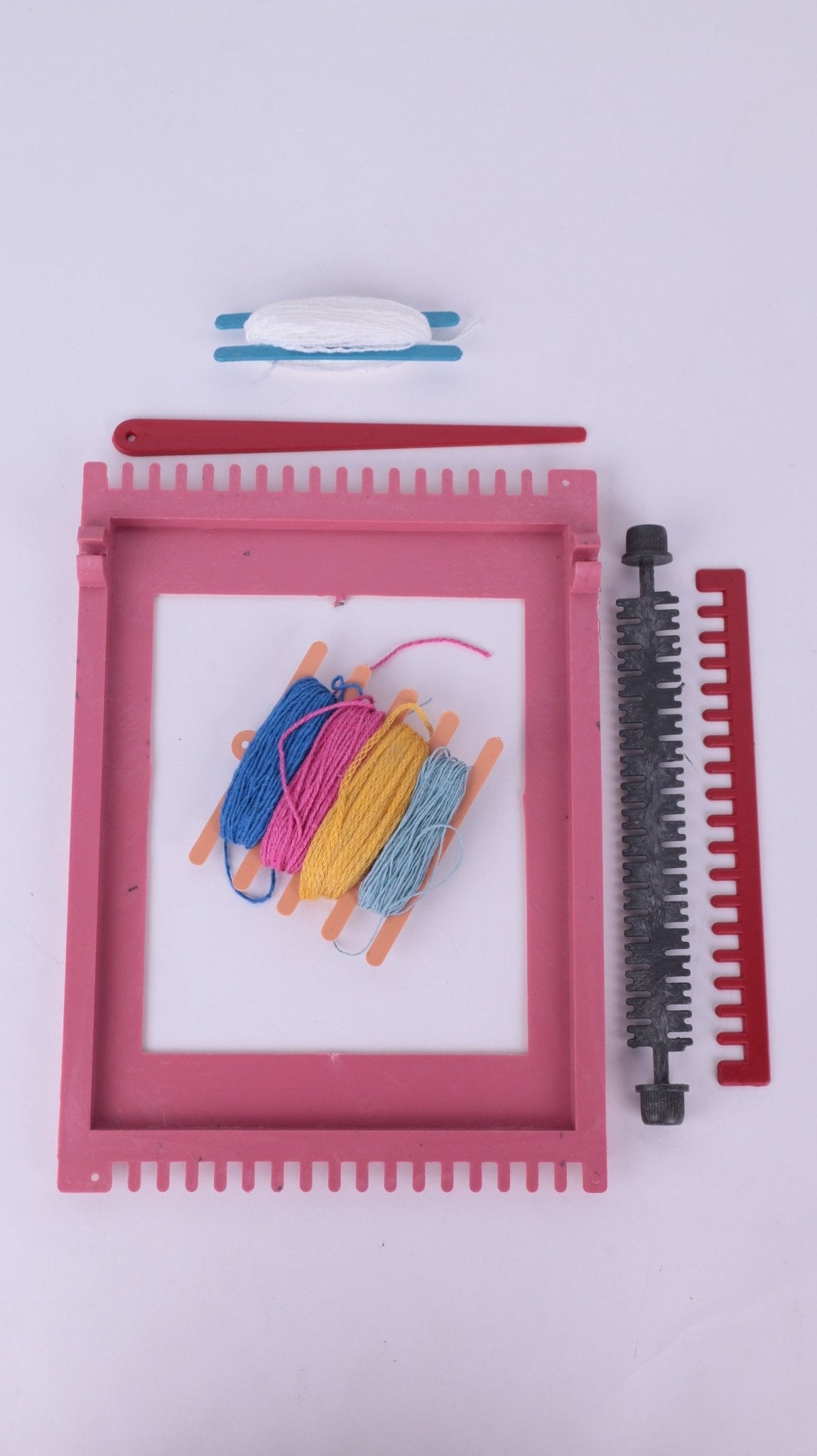 Kit de Tissage Le Coq Mensej — Métier à Tisser Enfant avec Fils Colorés - Librairie Oxford City