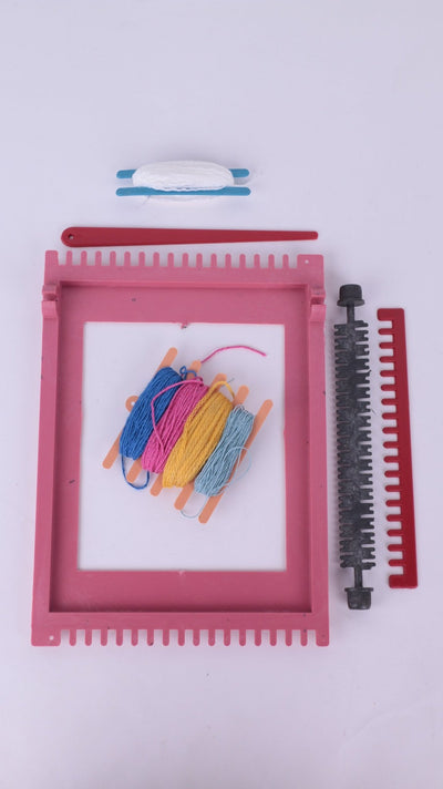 Kit de Tissage Le Coq Mensej — Métier à Tisser Enfant avec Fils Colorés - Librairie Oxford City