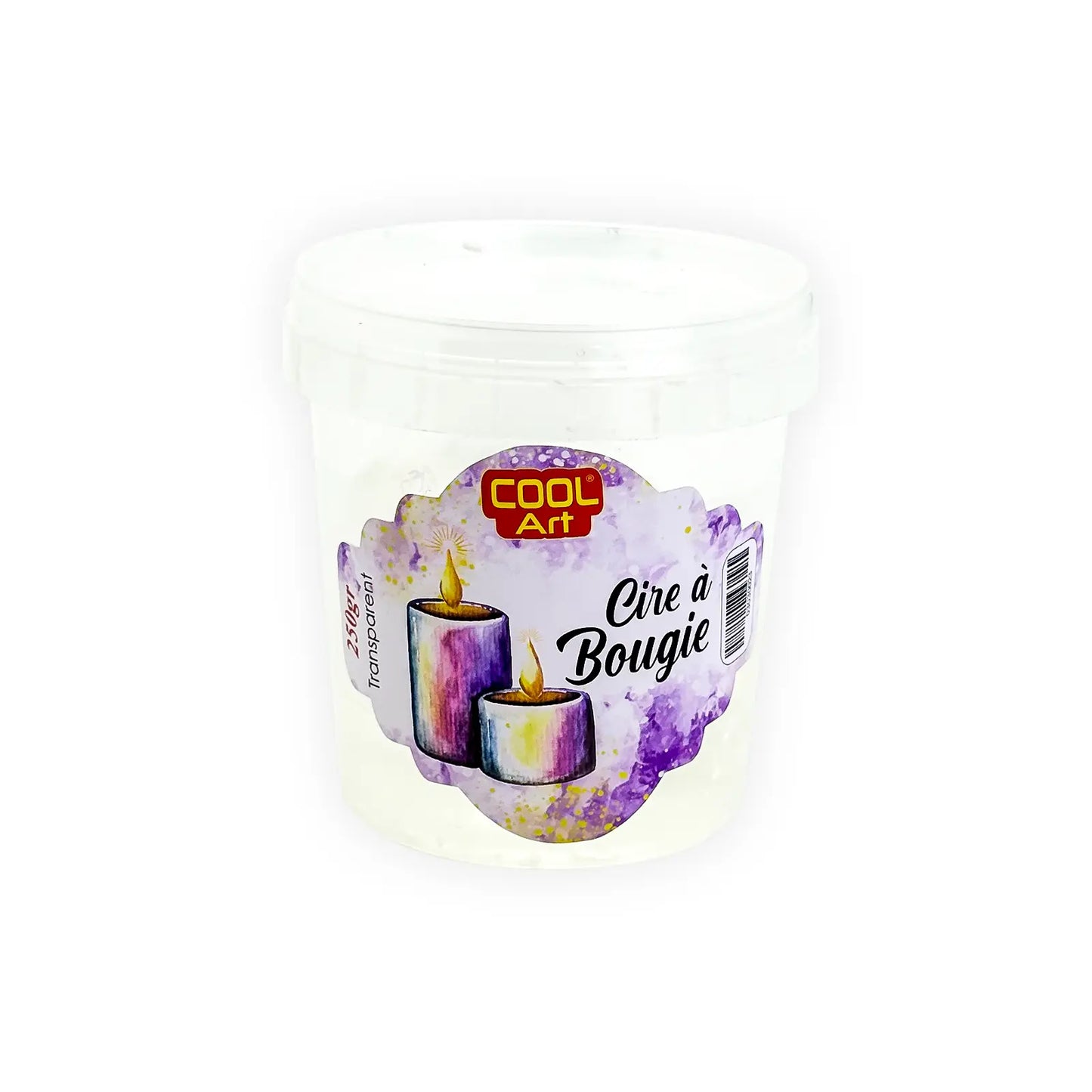 Cire à Bougie Transparente 250g – Cool Art 🕯️ - Librairie Oxford City