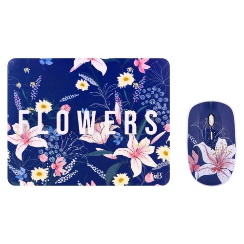 Tapis de souris et souris sans fil T'nB Tnb GARDEN EXCLUSIV - Librairie Oxford City