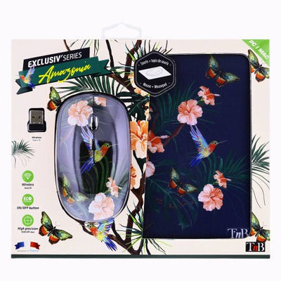T'nB Tnb - Tapis + Souris Noir Collection Exclusiv' - Amazonia - Librairie Oxford City
