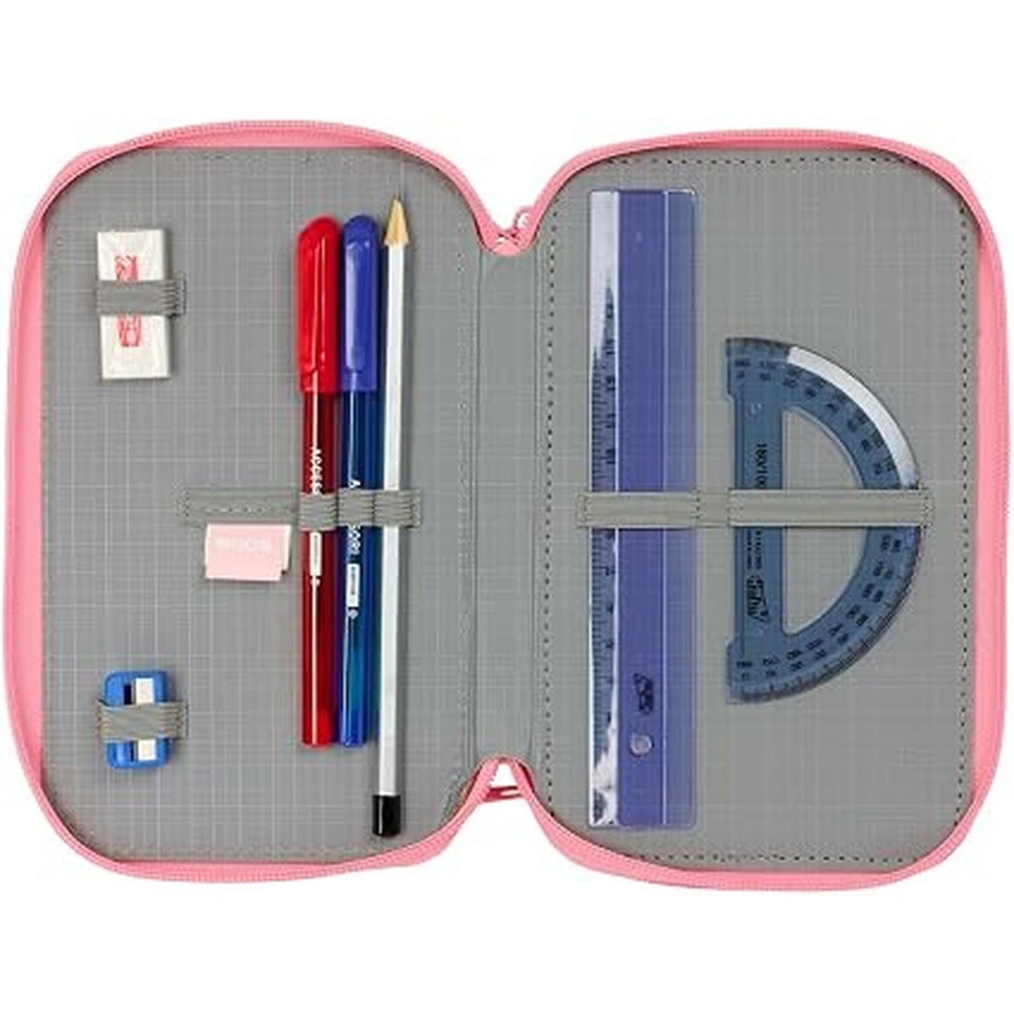 Trousse Plate Moos 37 Pièces — Rose & Blanc