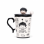 Mug en Céramique avec Couvercle — Illustrations Cartoon