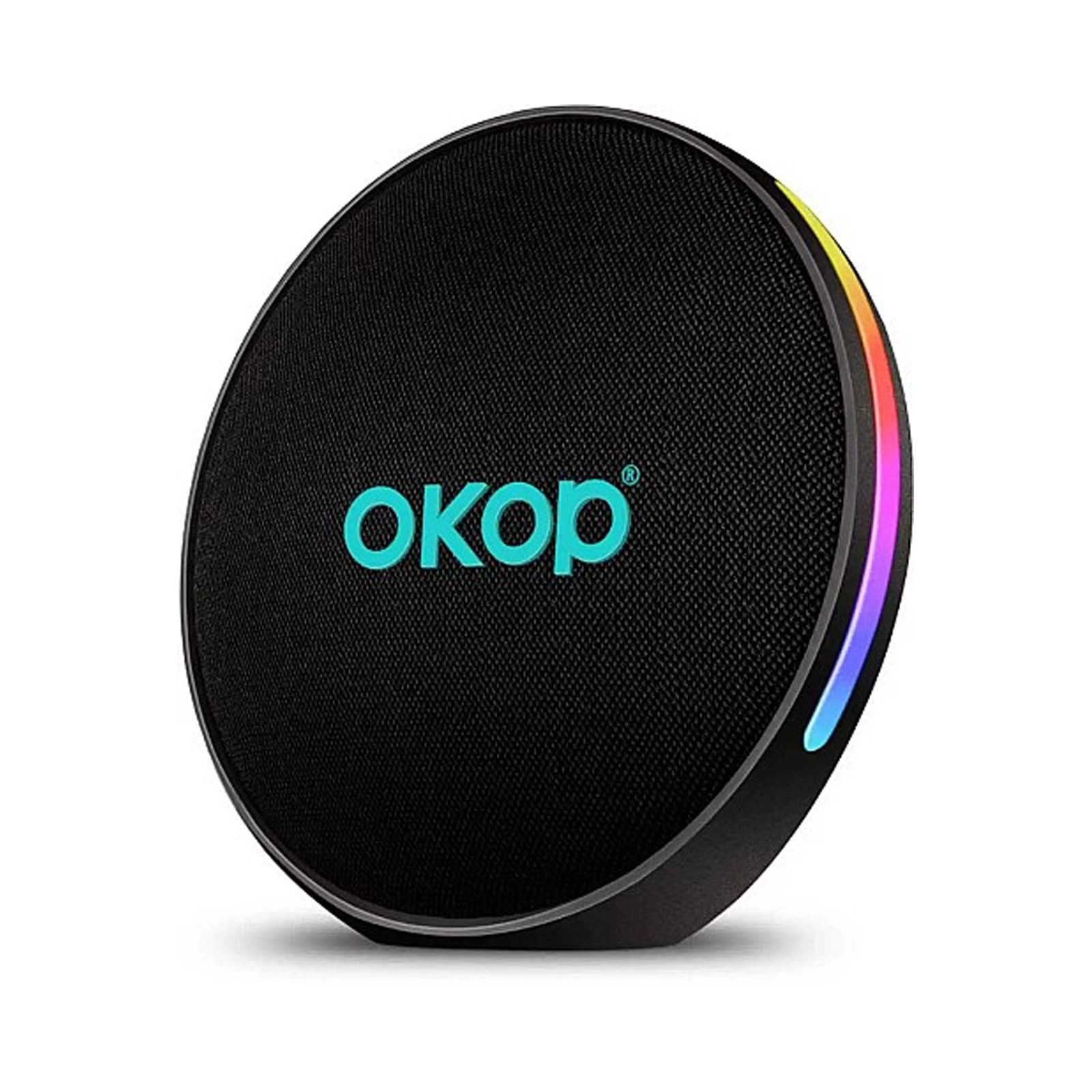 OKOP KP-821 - Haut-parleur Bluetooth Compact avec LED - Librairie Oxford City
