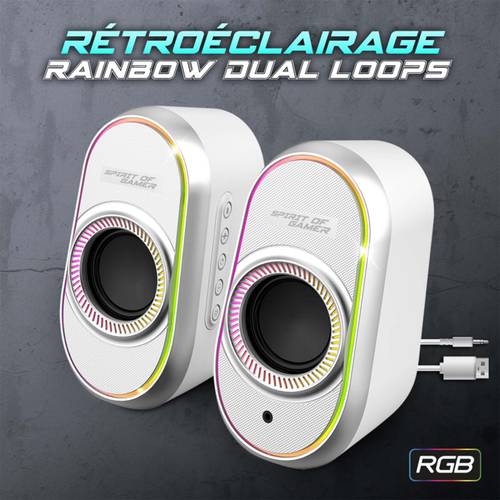 Enceinte PC FANATIC 500 ARTIC - Librairie Oxford City