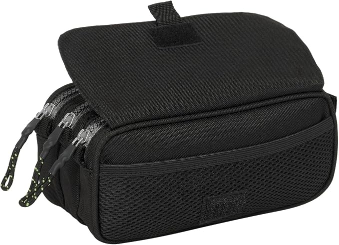 Trousse Safta Batman 3 Compartiments — Noir & Vert