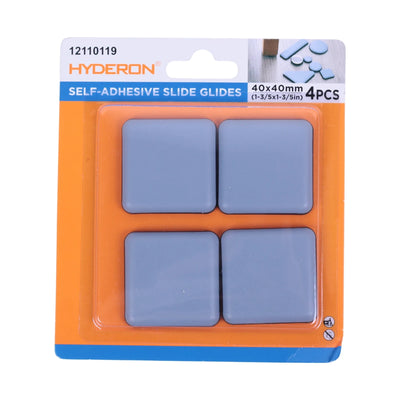 Hyderon — Lot de 4 Patins Adhésifs Carrés 40×40 mm - Librairie Oxford City