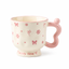 Mug en Céramique — Motif Papillon & Nœud Happy Time