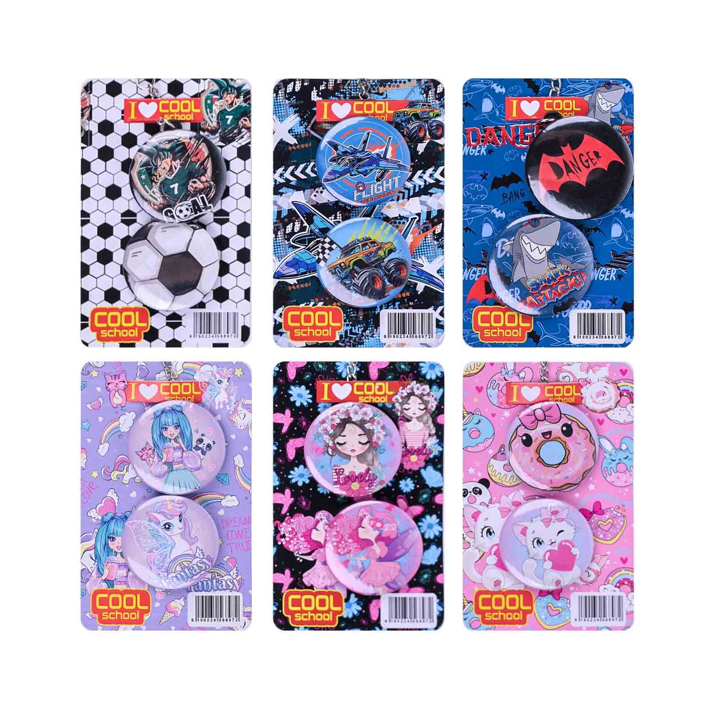 SET PINS PERSONNALISE