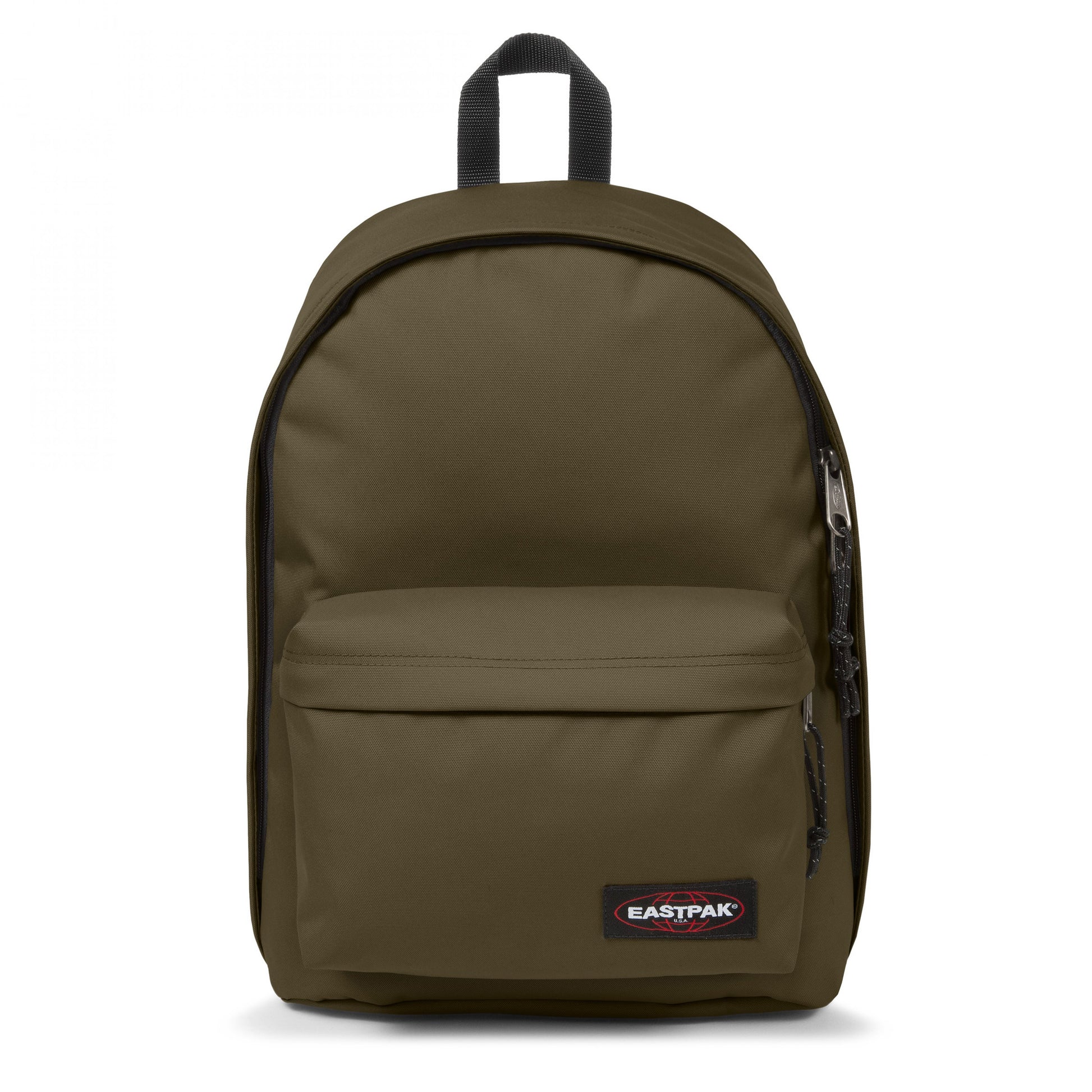 Sac à dos Eastpak Out of Office coloris olive, vue de face