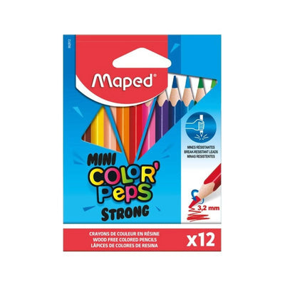12 CRAYONS COUL STRONG - Librairie Oxford City